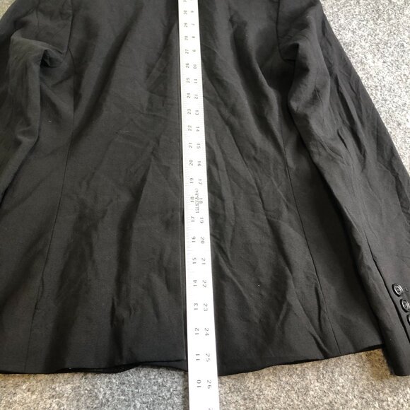 Banana Republic Womens Blazer Black Wool Blend Stretch Work Career Suit Jacket 2 - Picture 10 of 12